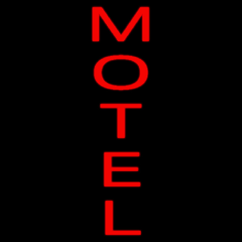 Red Motel Neonskylt