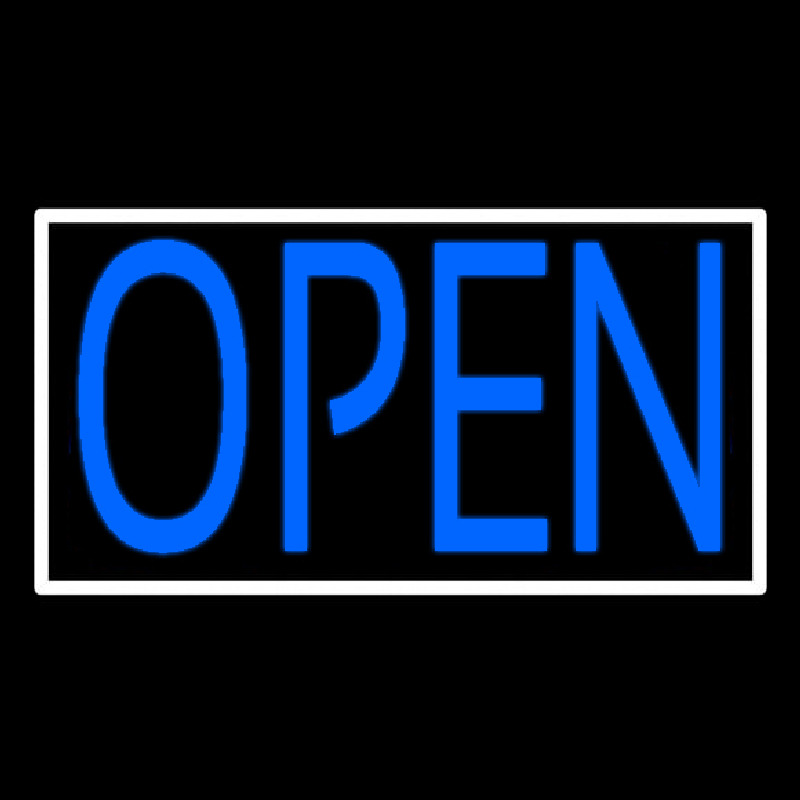 Red Open Fish Logo Flashing Neonskylt