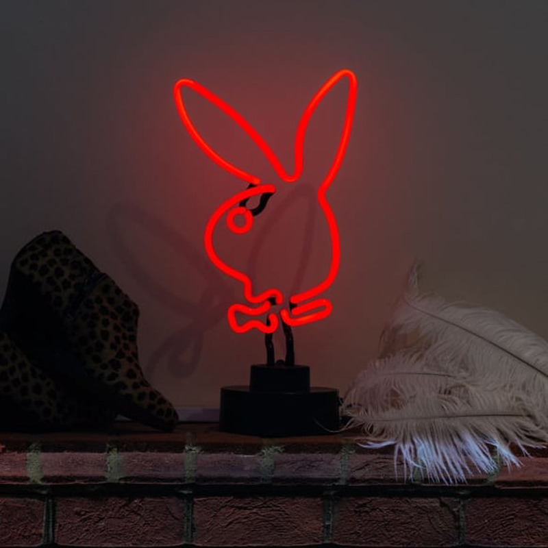 Red Rabbit Desktop Neonskylt