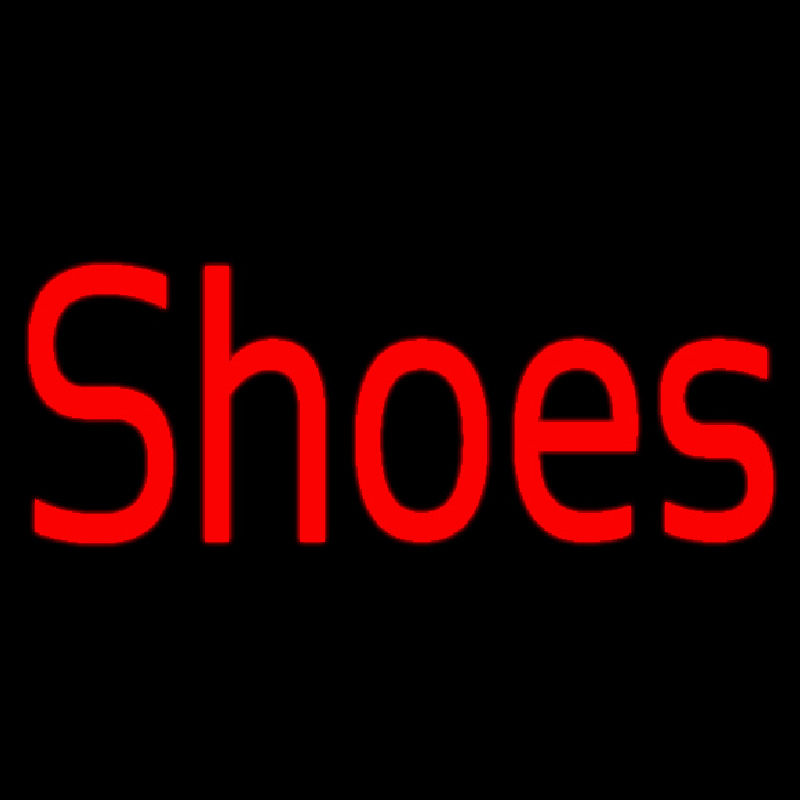 Red Shoes Neonskylt