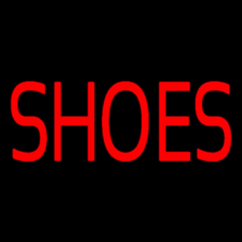 Red Shoes Neonskylt