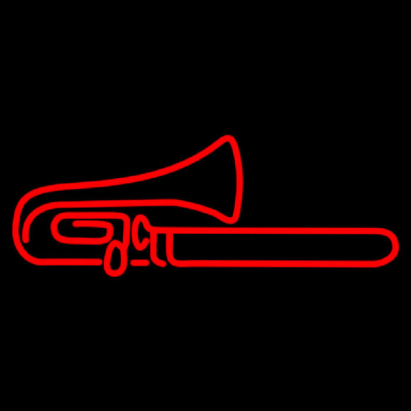 Red Trumpet Sa ophone 1 Neonskylt