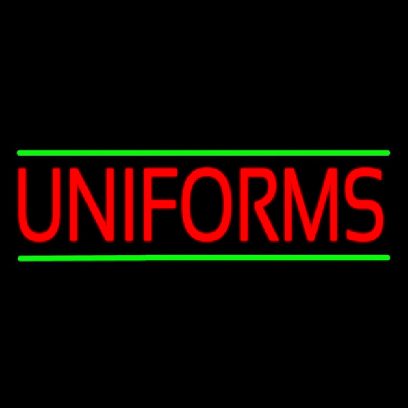 Red Uniforms Neonskylt