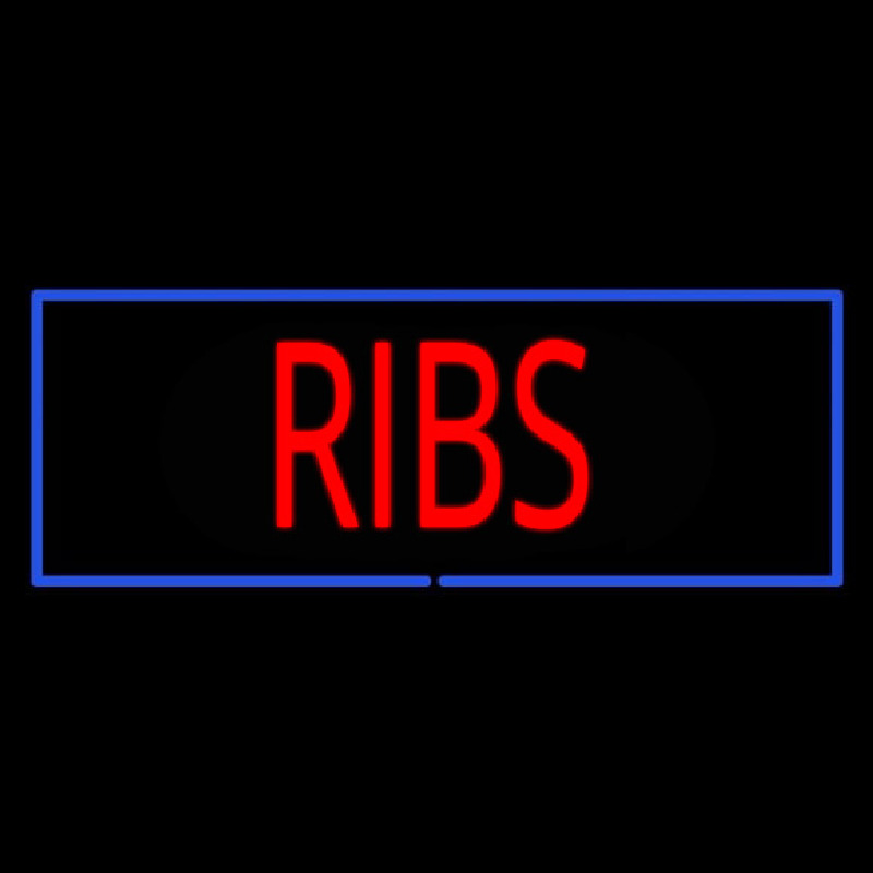 Ribs Neonskylt