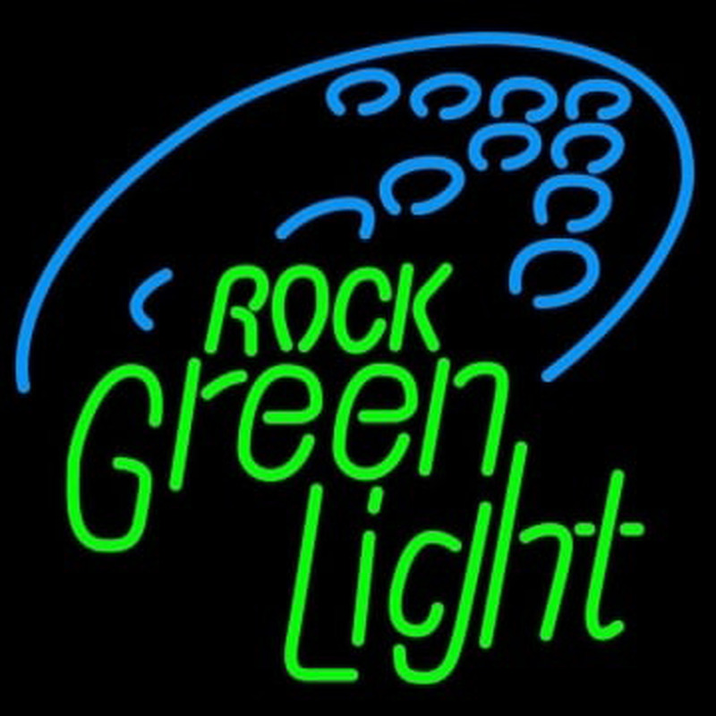 Rolling Rock Green Light Neonskylt