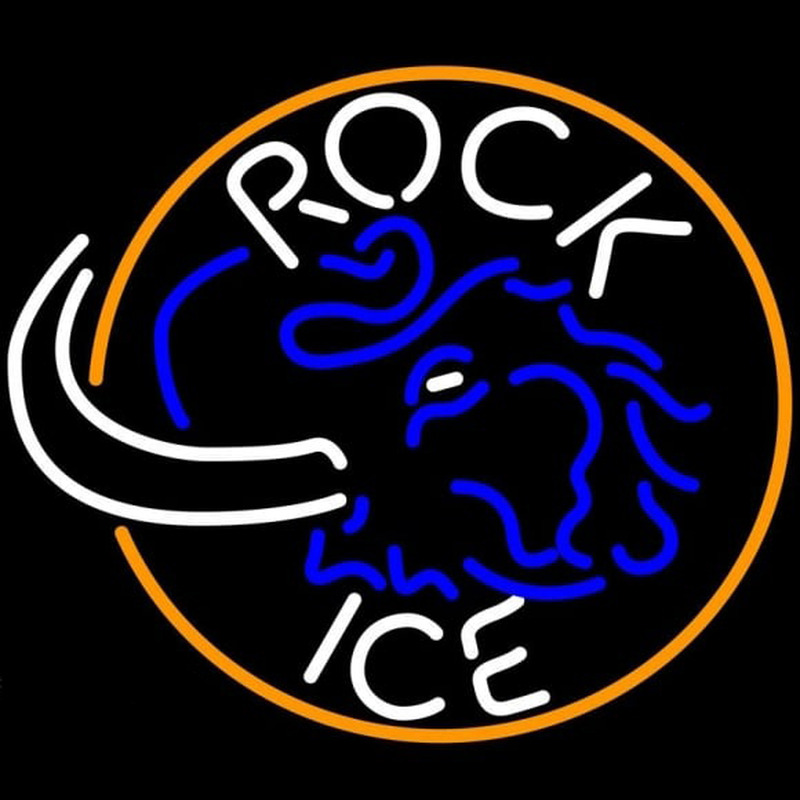 Rolling Rock Ice Elephant Beer Sign Neonskylt