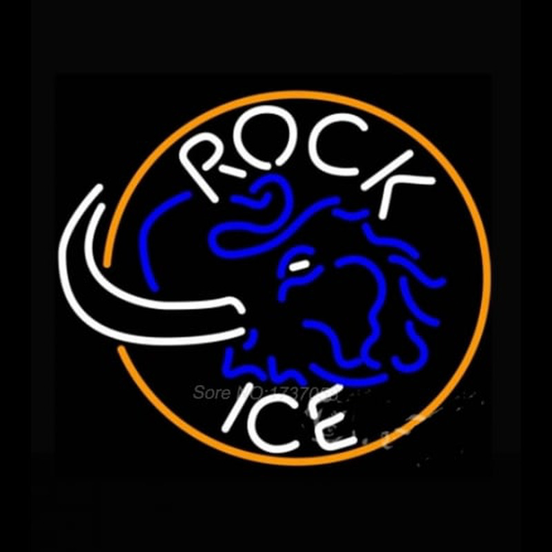 Rolling Rock Ice Elephant Neonskylt