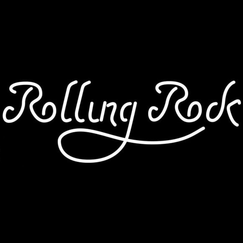 Rolling-Rock-Red-Logo-Neon-Beer- Beer Sign Neonskylt