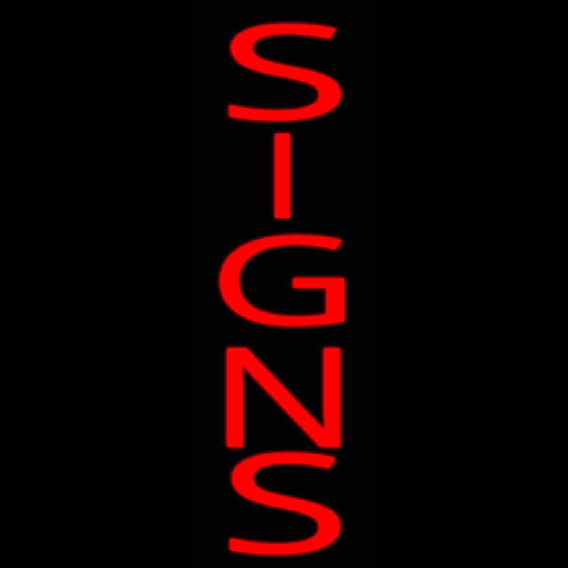 S Neonskylt