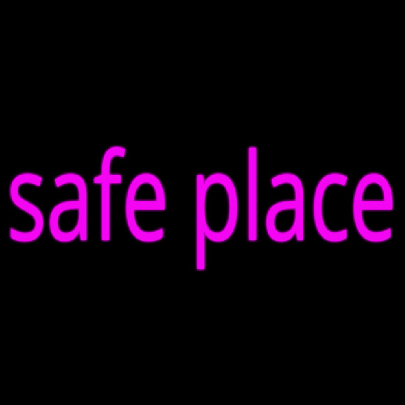 Safe Place Neonskylt
