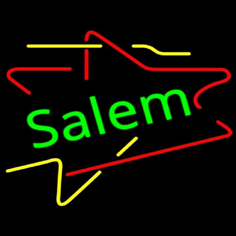 Salem Triangles Neonskylt