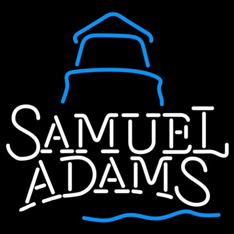 Samual Adams Day Lighthouse Beer Sign Neonskylt