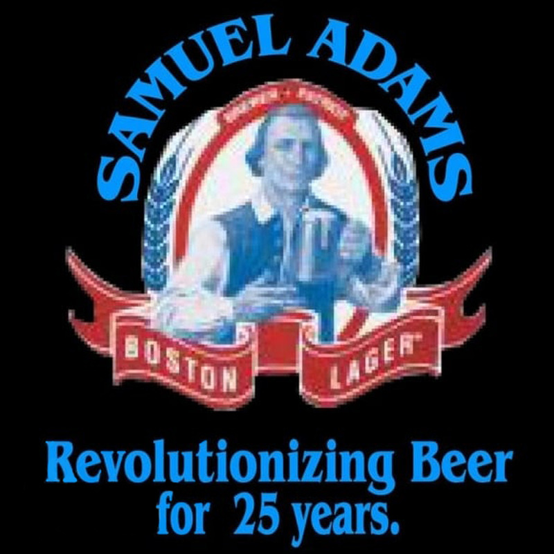 Samual Adams Revolutionizing Beer Sign Neonskylt