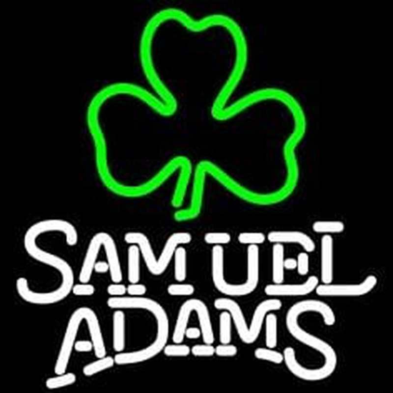 Samuel Adams Green Clover Neonskylt