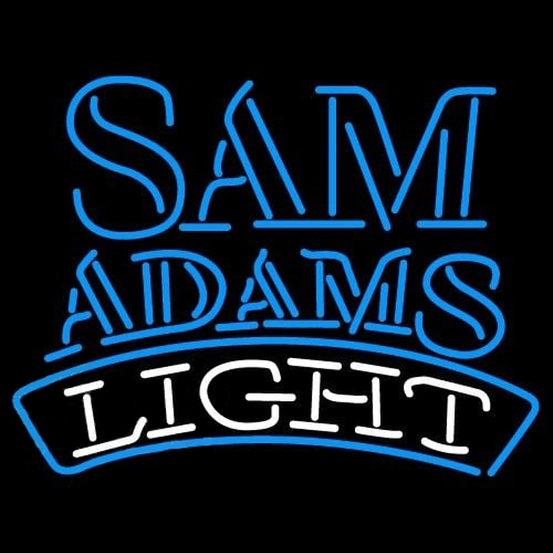 Samuel Adams Light Beer Sign Neonskylt