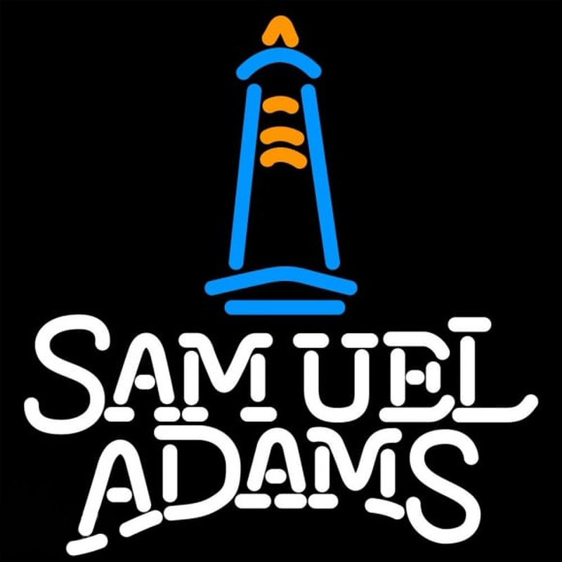 Samuel Adams Light House Beer Sign Neonskylt