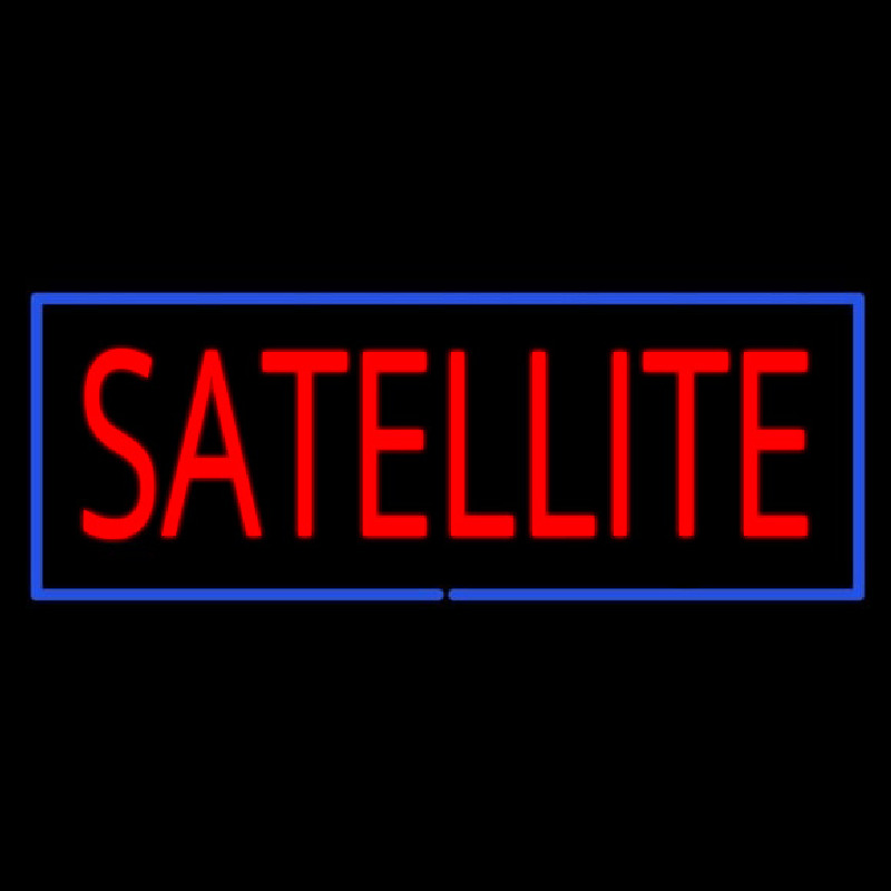 Satellite Neonskylt