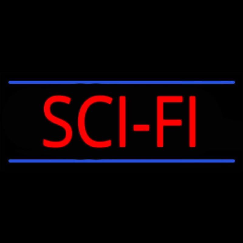 Sci Fi Neonskylt