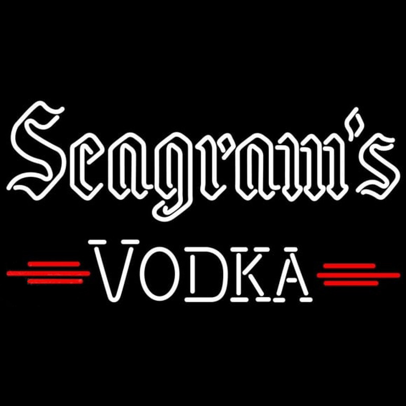 Seagrams Vodka Beer Sign Neonskylt