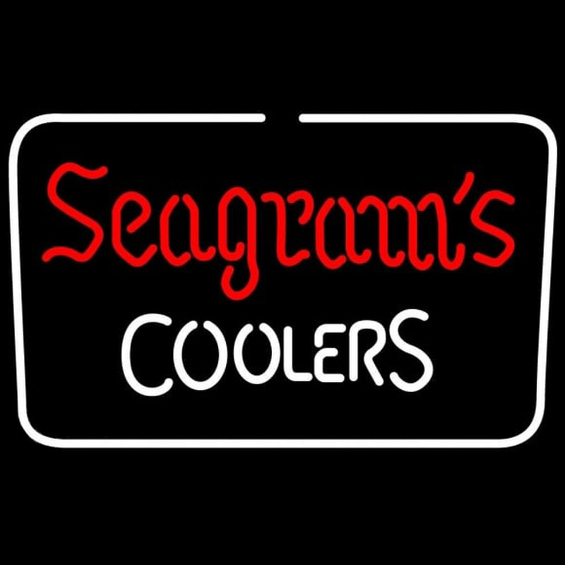 Segrams Coolers Beer Sign Neonskylt