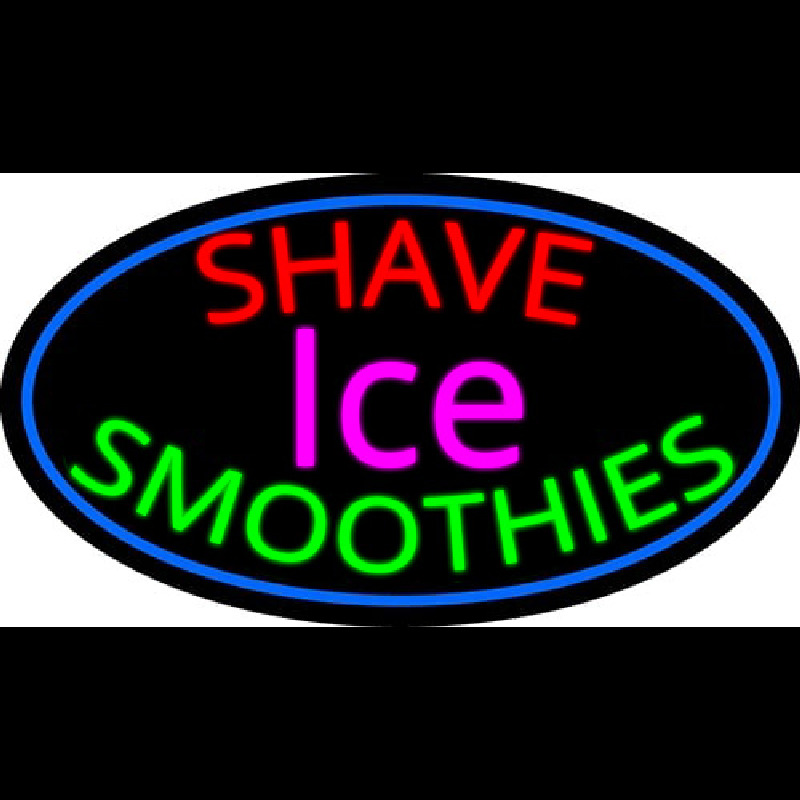 Shave Ice N Smoothies Neonskylt