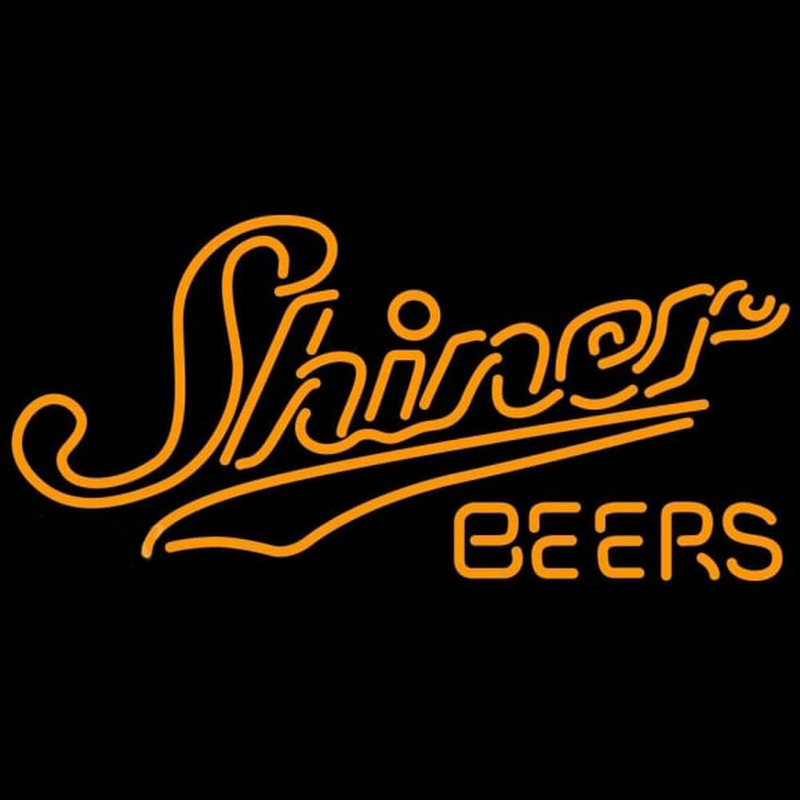 Shiner Logo Beer Sign Neonskylt