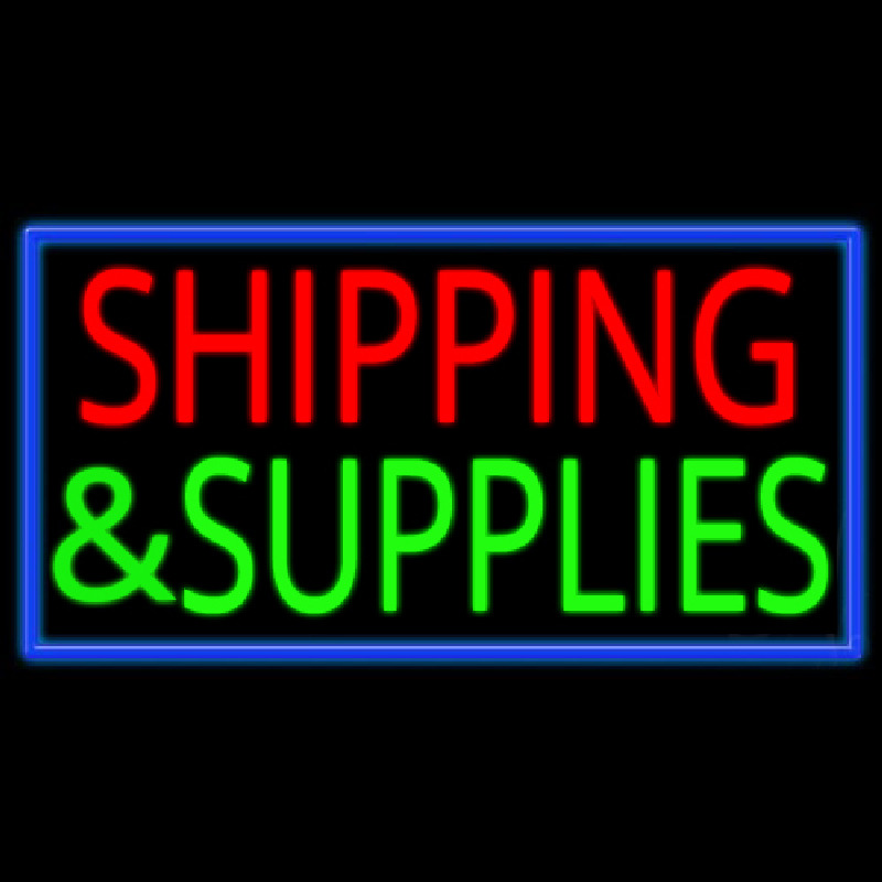 Shipping And Supplies Neonskylt