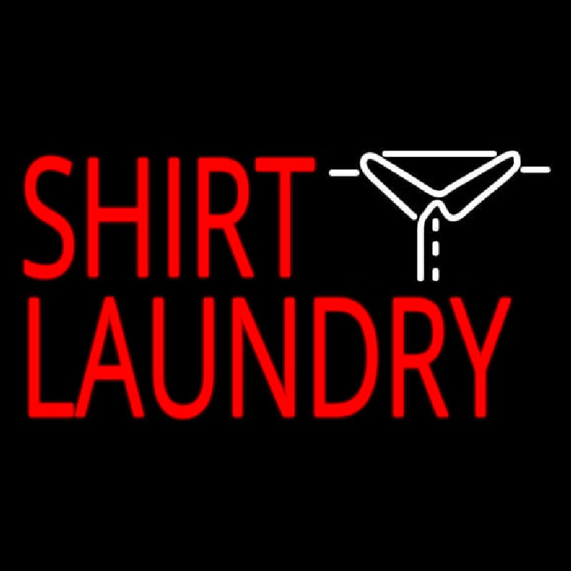 Shirt Laundry Neonskylt
