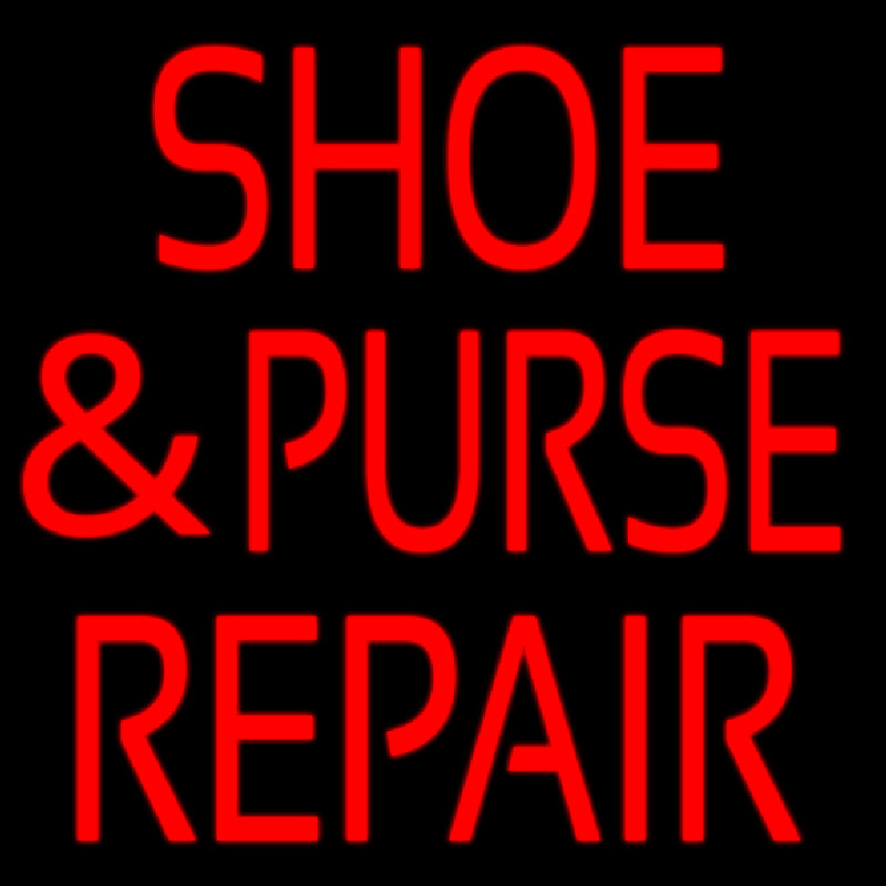 Shoe And Purse Repair Neonskylt