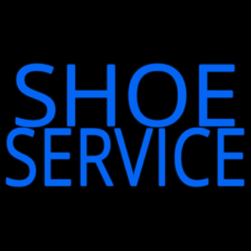 Shoe Service Neonskylt