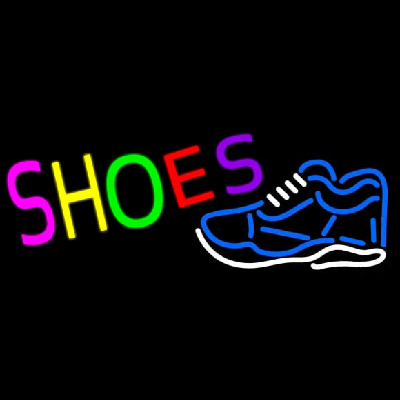 Shoes Logo Neonskylt