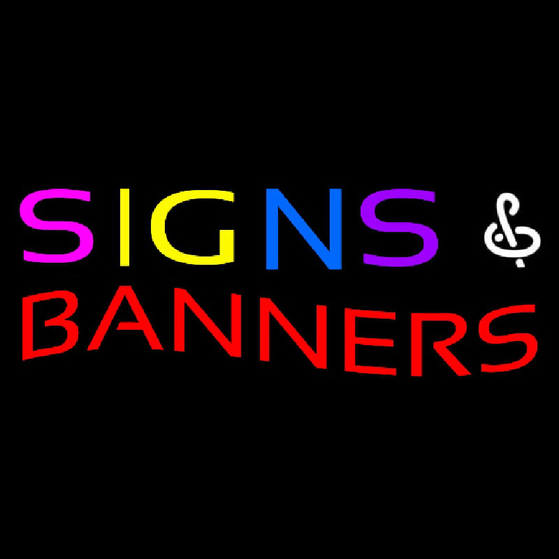 Signs And Banners Neonskylt