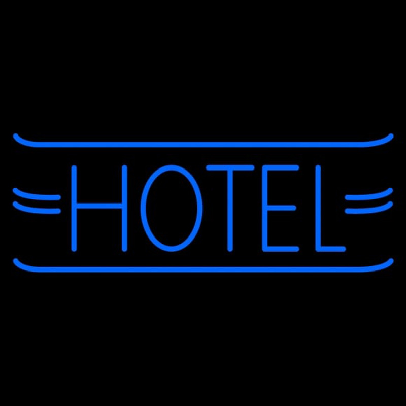 Simle Hotel Neonskylt