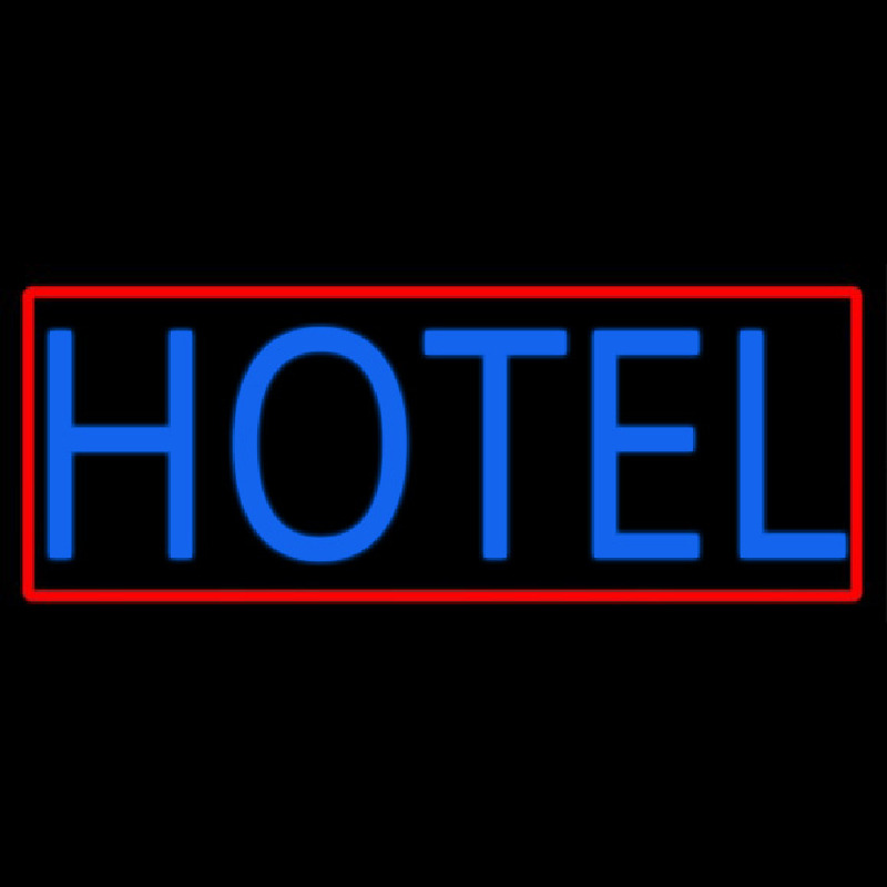 Simple Hotel Neonskylt