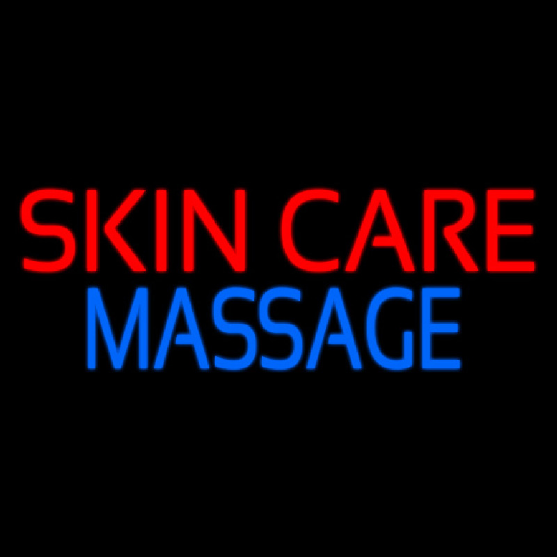 Skin Care Massage Hair Neonskylt