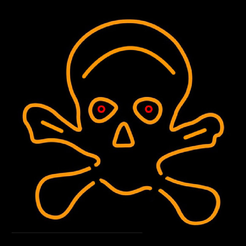 Skull Bulb Neonskylt