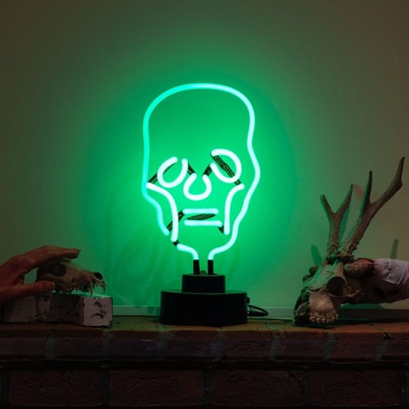 Skull Destop Neonskylt