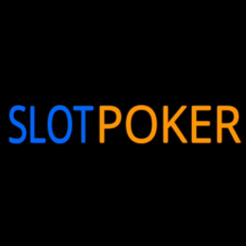 Slot Poker 2 Neonskylt