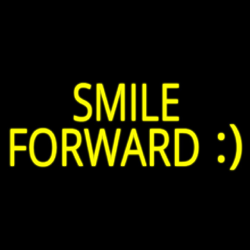 Smile Forward Neonskylt