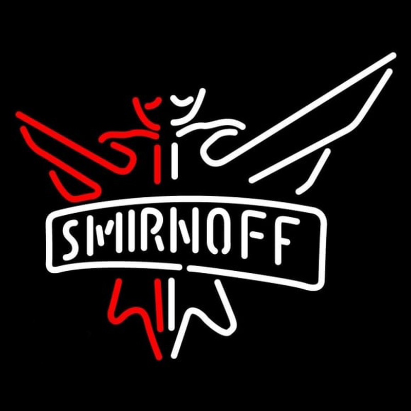 Smirnoff Eagle Neonskylt