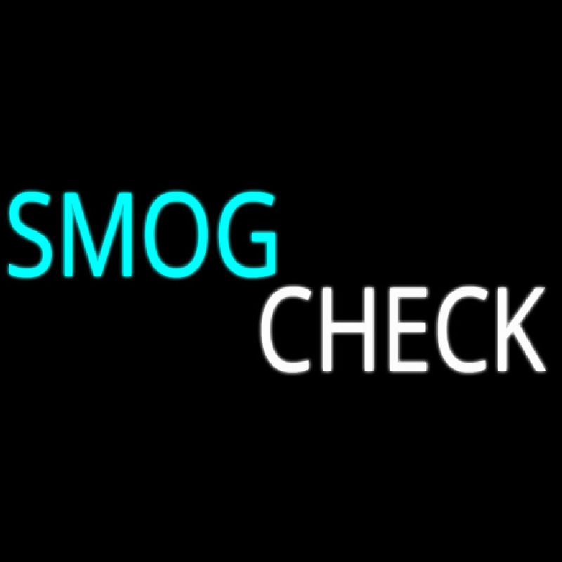 Smog Check Neonskylt