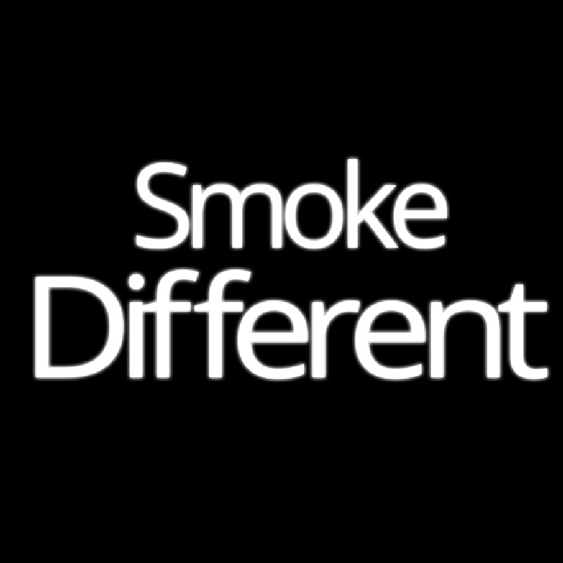 Smoke Different Neonskylt