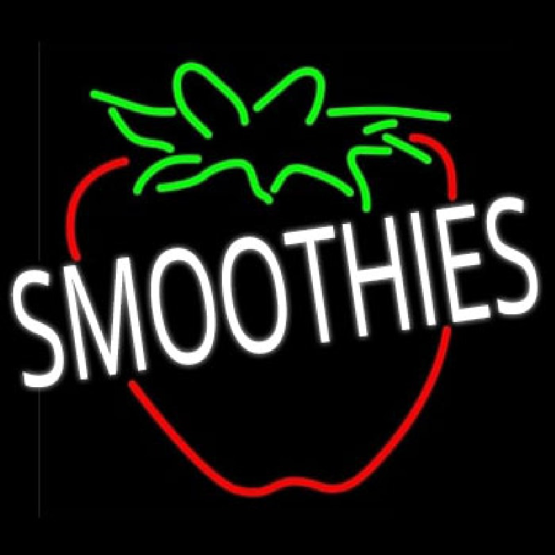 Smoothies Logo Neonskylt