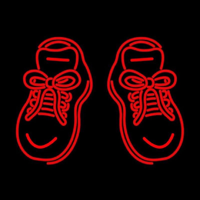 Sneakers Neonskylt