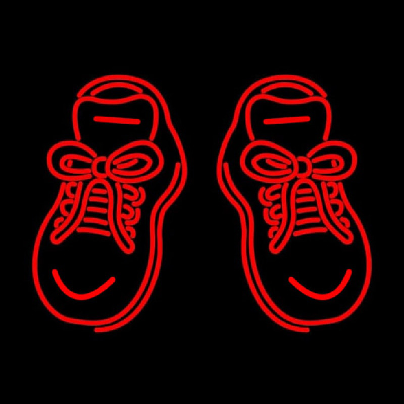 Sneakers Neonskylt