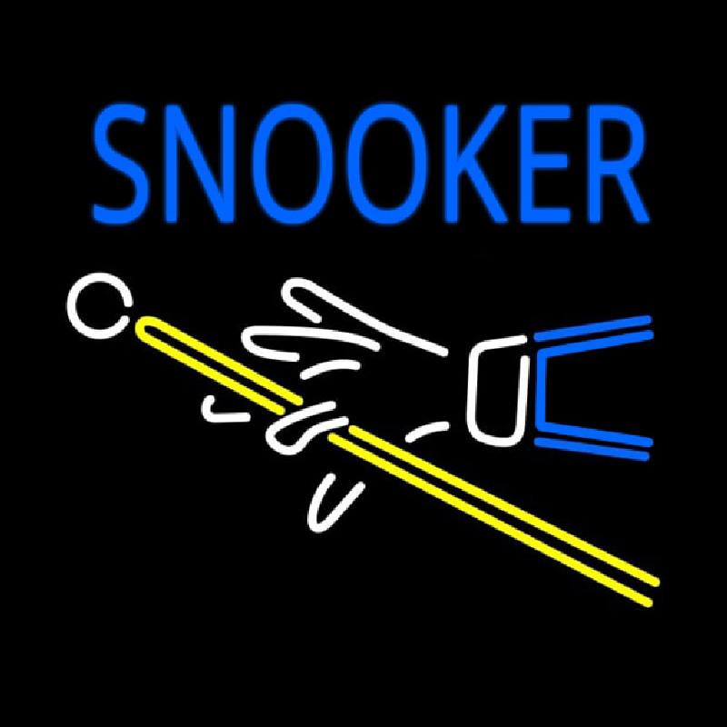Snooker Neonskylt
