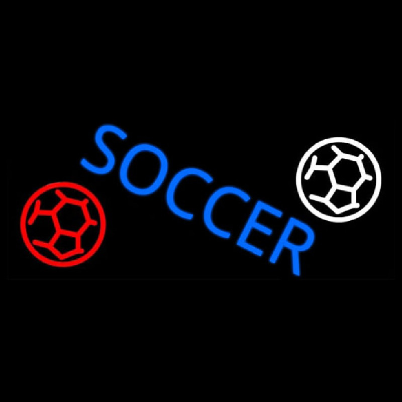 Soccer Neonskylt