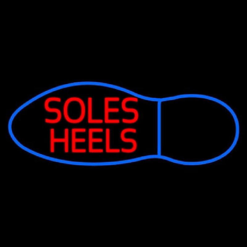 Soles Heels Neonskylt