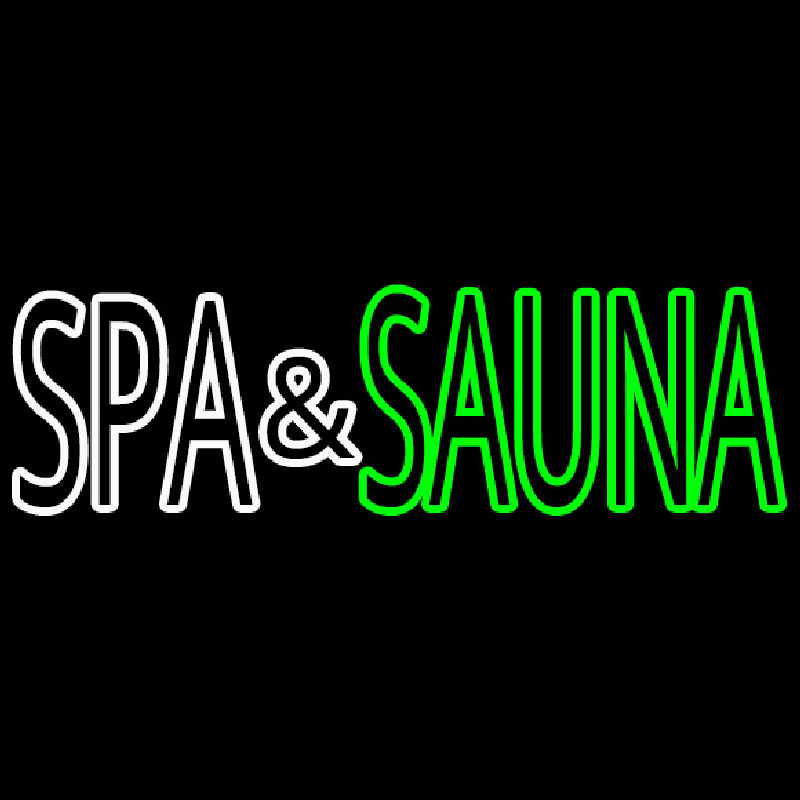 Spa And Sauna Neonskylt