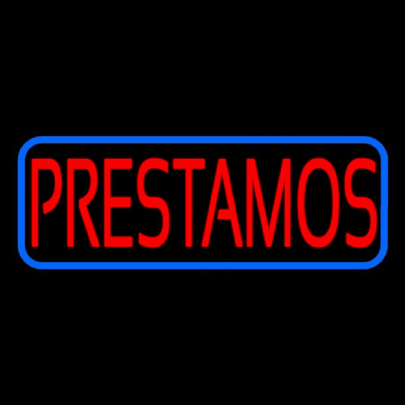 Spanish Loans Prestamos Neonskylt